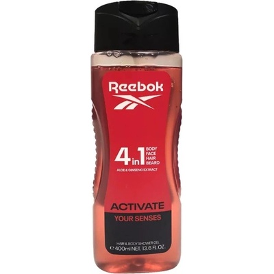 Reebok Men sprchový gel 4 v 1 Activate Your Senses 400 ml