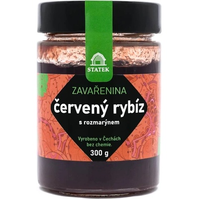 Hradecké Delikatesy červenorybízová Zavařenina s rozmarýnem 300 g