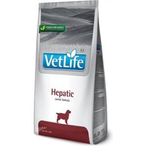 Farmina Vet Life Hepatic - пълноценна диетична храна за кучета, за поддържане на функцията на черния дроб в случай на хронична чернодробна недостатъчност - 12 кг, Италия - PVT120320S