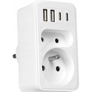 Vayox Разклонител 2 гнезда + 2xUSB-C + 2xUSB-A (BX0074)