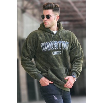 Madmext Мъжки суитшърт от плюш 5311 - Каки #310532 (310532_Хаки)