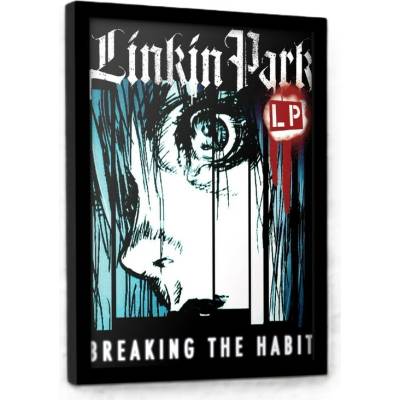 PYRAMID Rámovaný Obraz - Linkin Park - Breaking the Habit, 33 x 43 cm