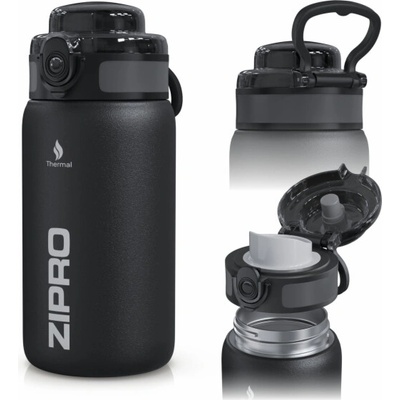 Zipro termoláhev 500 ml z nerezové oceli černá