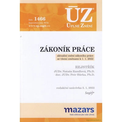 ÚZ 1466 Zákoník práce