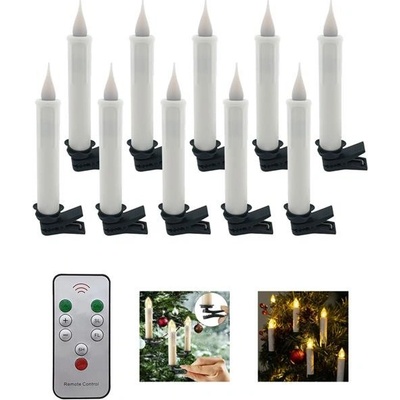 HOME DECOR Sviečka LED HD-500 10ks