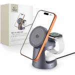 Tech-Protect qi2.2-25w-a48 3in1 magnetic magsafe wireless charger dark grey (5906302352531)