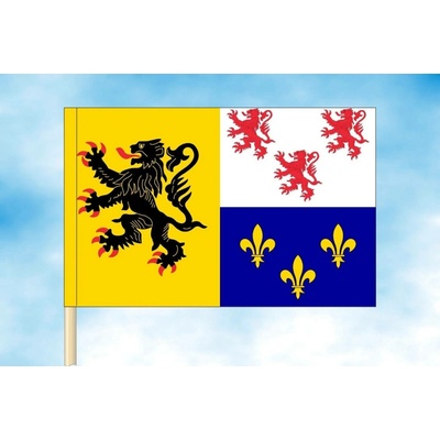 LIBEA, s.r.o. Hauts-de-France vlajka Rozměr: 30×45 cm, Uchycení: Návlek na žerď