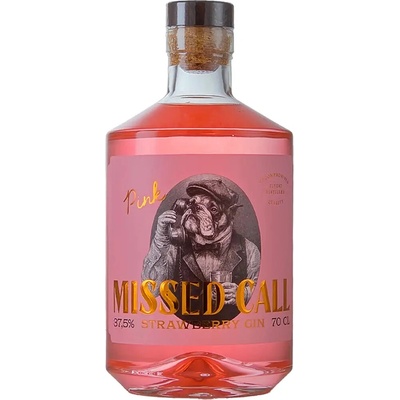 Missed Call Strawberry Gin 37,5% 0,7 l (čistá flaša)