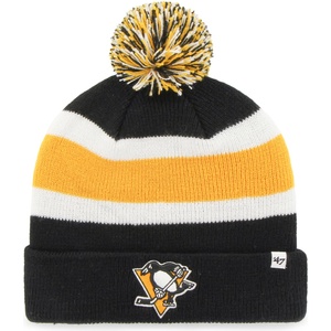 47 Nhl pittsburgh penguins breakaway cuff knit черно, жълто, бяло uni (h-brkaw15ace-bkb)