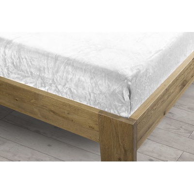 Homeville prostěradlo mikroplyš bílé 90x200