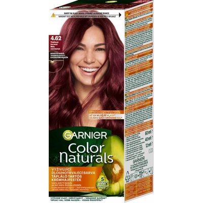 Garnier Color Naturals permanentní barva na vlasy s vyživujícími oleji 4.62 Sweet Cherry 40 ml