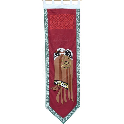 Huptychová Korouhev s keltskými symbolmi a Jestřábi