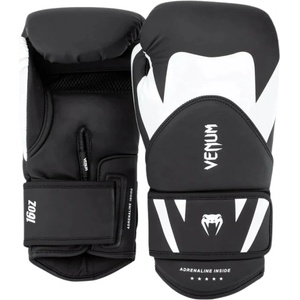 Venum Challenger 4.0 Boxing Gloves | Black - White [2 бр. ] 16 oz
