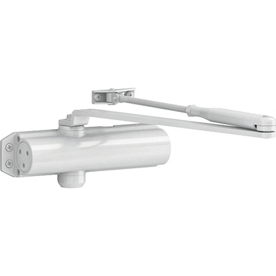 DEKA АВТОМАТ ЗА ВРАТА assa abloy СЪС ЗАДЪРЖАЩО РАМО СРЕБРО (dc120-1-ev1)