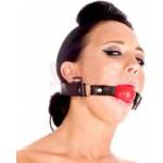Pipedream Латексова топка за уста "fetish red ball" 4.5 см