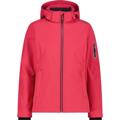 CMP Дамско софтшел яке CMP Women's Softshell Jacket Zip Hood Softshell jacket - Carminio - размер 36 (EU) (103-2141-1412)