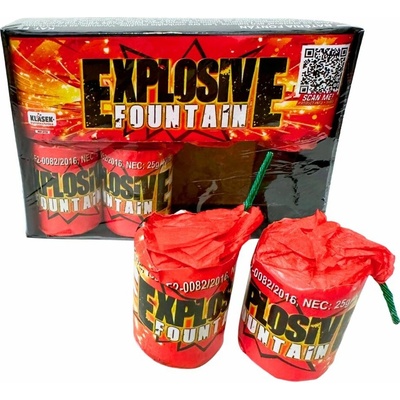 Fontána EXPLOSIVE FOUNTAIN 8 ks