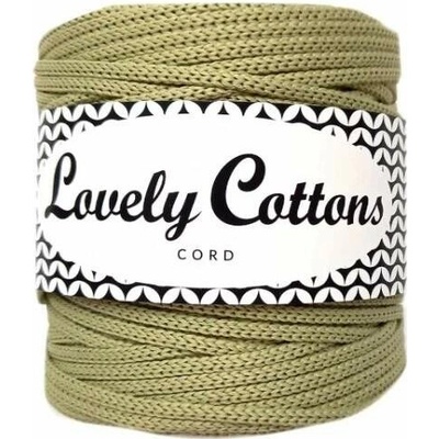 Polyesterová šňůra Lovely Cottons 3mm - Olivová světlá