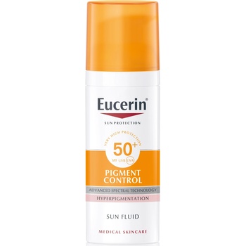 Eucerin Sun Слънцезащитен флуид за лице Pigment Control, SPF50+, 50 ml