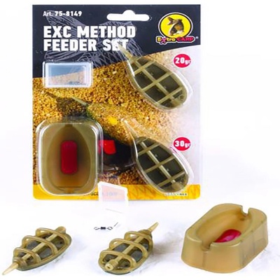 Extra Carp Method Feeder Set 20,30g + formička