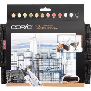 Copic Classic Пълнител за писалка Architecture Colours 12 бр (65.3931)