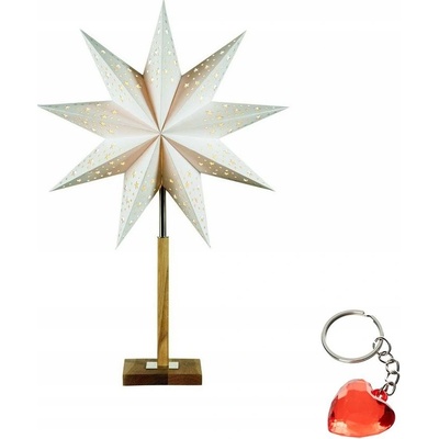 Markslöjd 700323 Vianočná dekorácia SOLVALLA 1xE14 25W 230V biela 65 cm ML0866