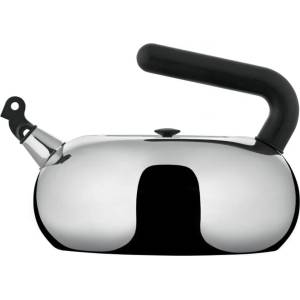 Alessi Чайник за котлон BULBUL, сребърен, Alessi (ALAC100)
