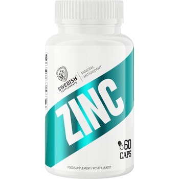 Swedish Supplements Zinc 25 mg | as Zinc Citrate [60 капсули]