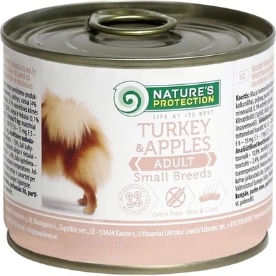 Natures Protection Adult Turkey & Apple 200 g