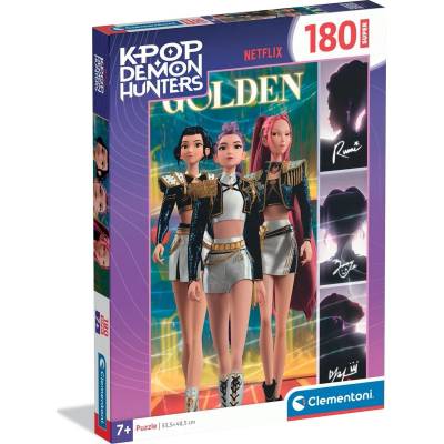 Clementoni Детски пъзел Clementoni от 180 части - K-Pop Demon Hunters: Golden (21761)