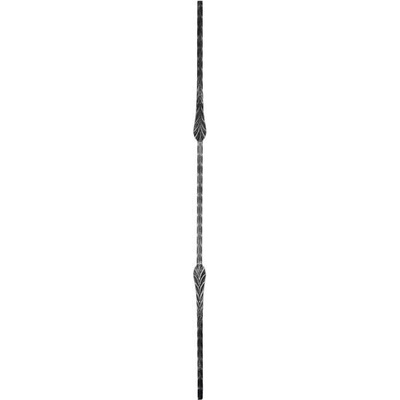 PSG Zdobená tyč pro kované ploty, brány a zábradlí 22.003, 950 mm, pr.12x12 mm
