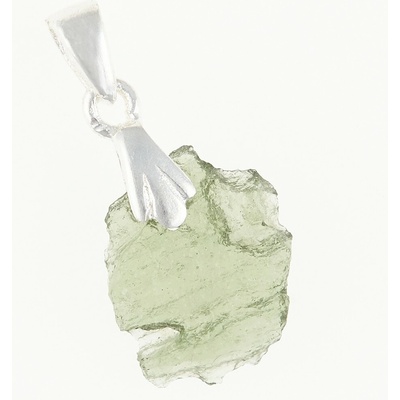 My Moldavite Stříbrný přívěsek s přírodním vltavínem 001 2