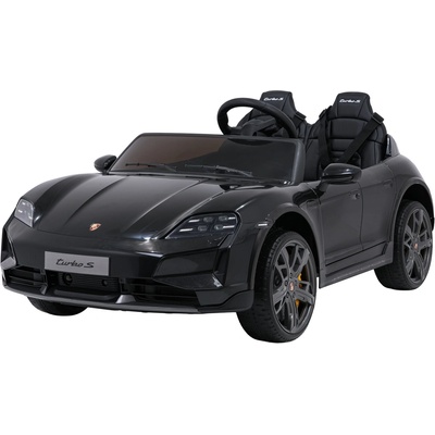 Ramiz Elektrické autíčko Porsche Taycan Turbo S dvojmiestne čierná