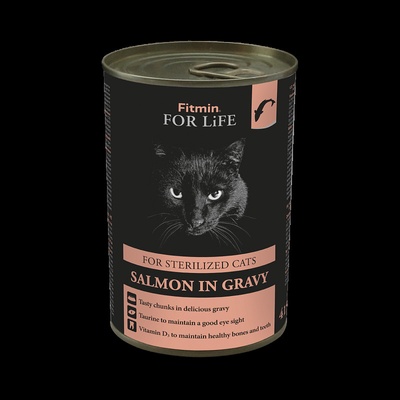 Fitmin cat For Life Sterile Salmon in gravy 415 g