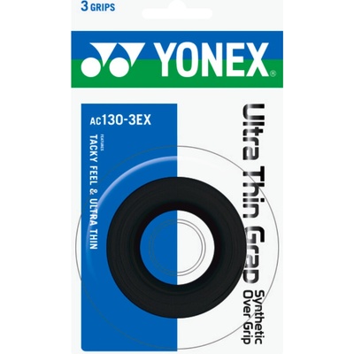 Yonex Ultra Thin Grap Black 3 ks