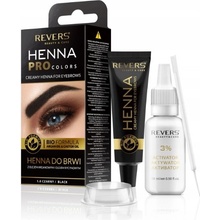 Revers Cosmetics Revers farba na obočie Henna Pro Colors 1.0 čierna 15 ml