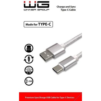 Winner WINKABCMIWHSB dátový USB-C, 1m, bílý