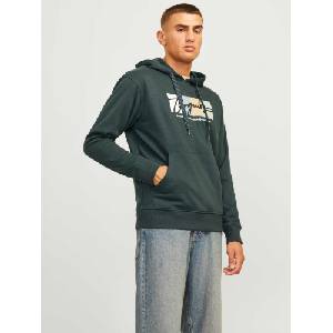 JACK & JONES Суитшърт jorportland block sweat hood ln (122624214564879)