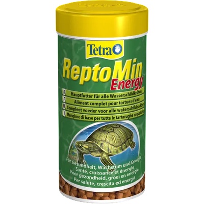 Tetra ReptoMin Energy - Хранителна, балансирана, първокласна храна за пораснали водни костенурки, дава допълнително енергия