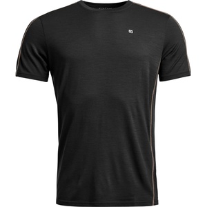 Ortovox Мъжко мериносово термобельо Ortovox 185 Rock'N'Wool Short Sleeve Merino base layer - Black Raven - размер XXL (015-1352-0815)