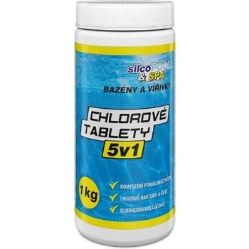 SILCO Chlórové tablety 5v1, 1 kg
