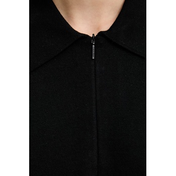 Calvin Klein тениска тип пулове с яка дамска от вискоза (LV044F312G)