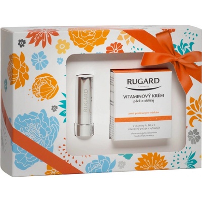 Rugard Vitamínový pleťový krém 100 ml + balzam na pery 4,35 g darčeková sada