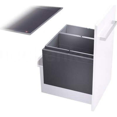 Hailo Vestavný odpadkový koš Triple XL 3631-58