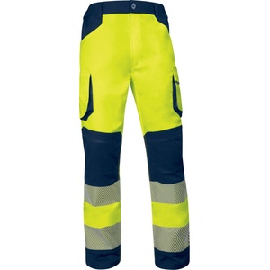 Delta Plus Delta hi-vis m2pa3strhvs / Мъжки светлоотразителни еластични работни панталони - hv жълти (m2pa3strhvjaxg)