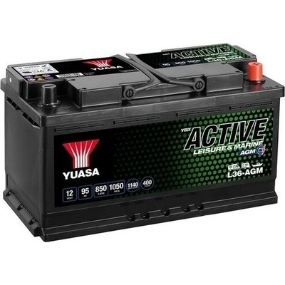 Yuasa YBX Active 12V 95Ah 850A L36-AGM
