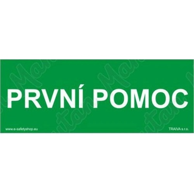 První pomoc, samolepka 210 x 80 x 0,1 mm