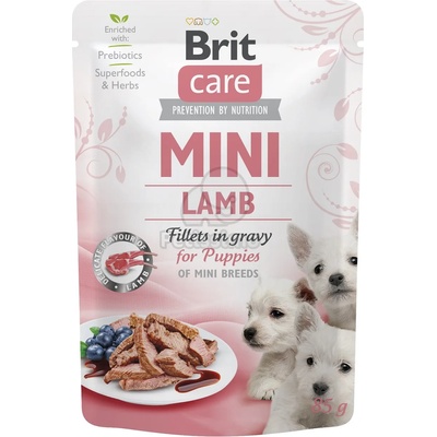 Brit Care Mini Puppy Lamb Fillets in Gravy 24x85 g