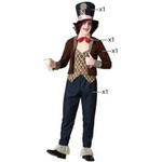 BigBuy Carnival Маскировъчен костюм за възрастни Жена луд шапкар Размер XS/S 79b1e8