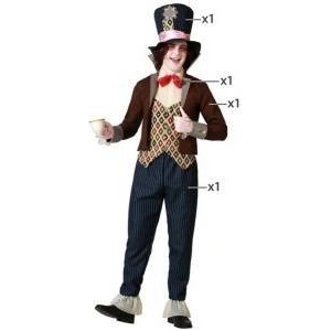 BigBuy Carnival Маскировъчен костюм за възрастни Жена луд шапкар Размер XS/S 79b1e8